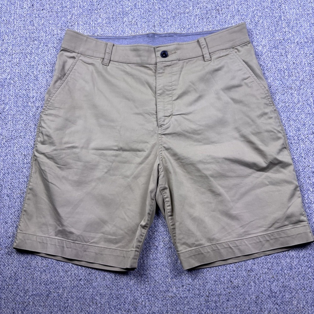 Nike Dri-Fit Golf Shorts Mens 32 Khaki Beige Performance Chino Casual Athletic